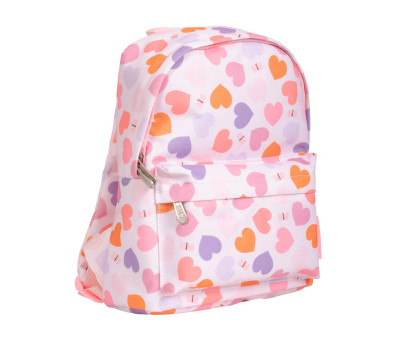 Mochila Infantil Mini Corazones Personalizable