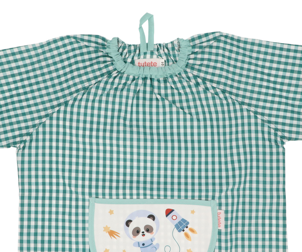 Babi con Bolsillo Central Vichy Pandas in Space Personalizado