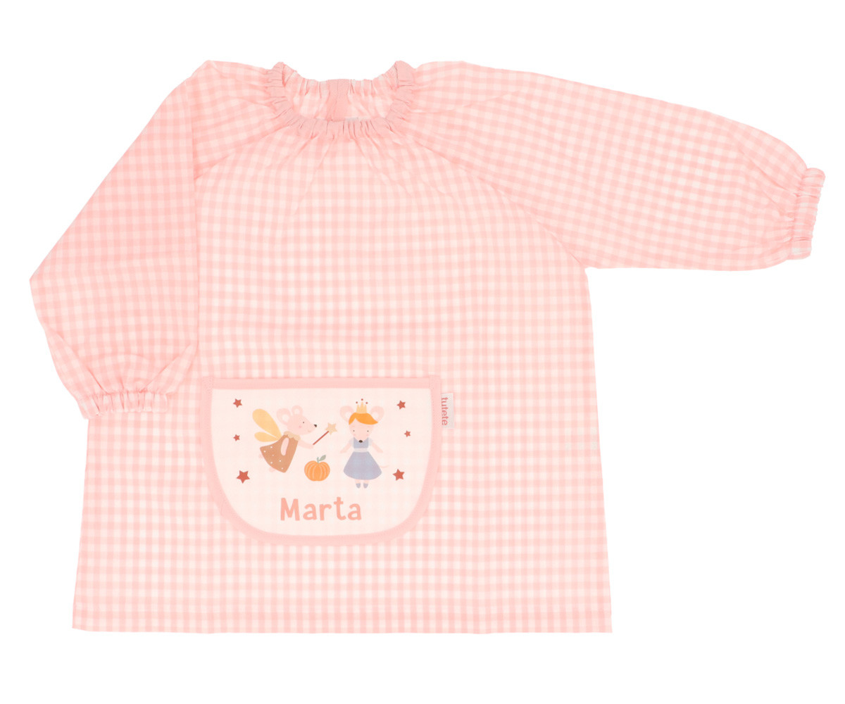 Babi con Bolsillo Central Vichy Mouse Fairies Personalizado