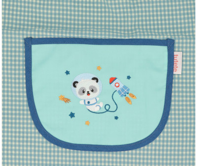 Babi Lola con Bolsillo Central Vichy Pandas in Space Personalizable