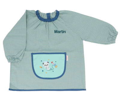 Babi Lola con Bolsillo Central Vichy Pandas in Space Personalizable
