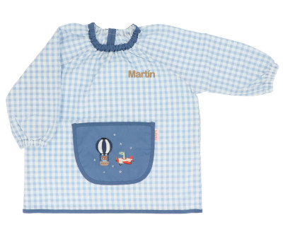 Babi Lola con Bolsillo Central Vichy Planes Personalizable