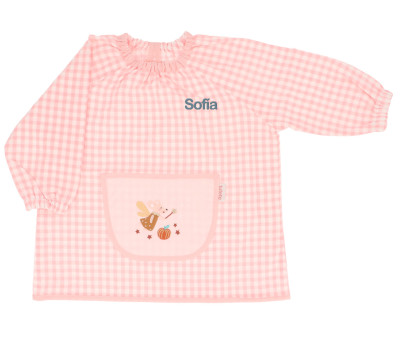 Babi Lola con Bolsillo Central Vichy Mouse Fairies Personalizable