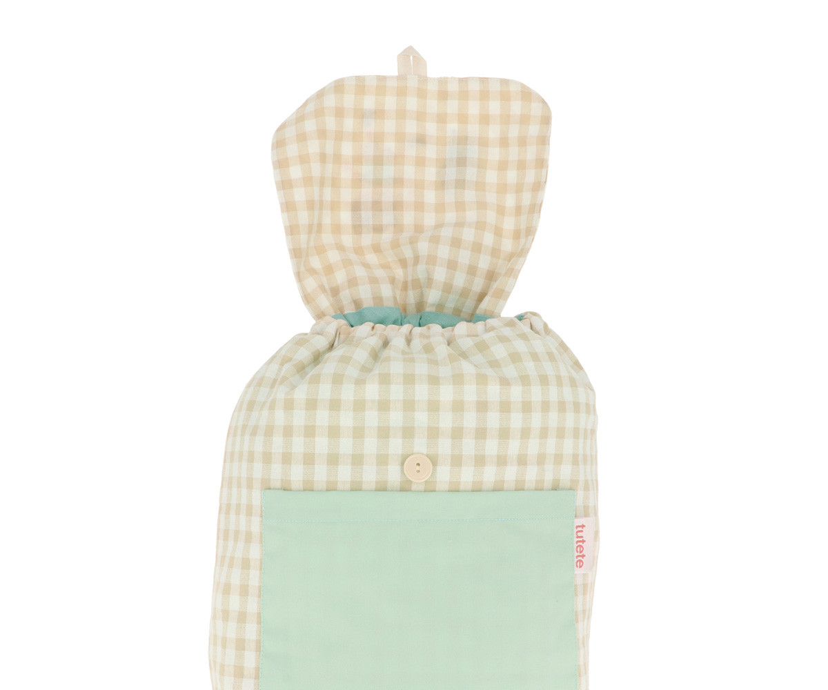 Mochila Pequeña Vichy The Wooden Boy Personalizable