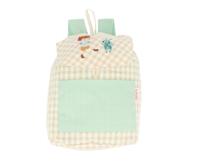 Mochila Pequeña Vichy The Wooden Boy Personalizable