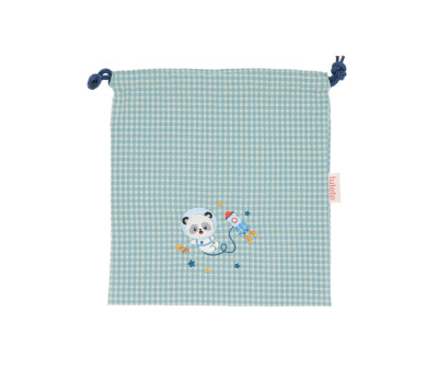 Sacca Merenda Vichy Pandas in Space Personalizzabile
