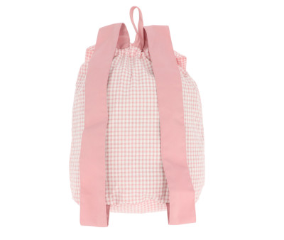 Mochila Pequeña Vichy Blossom Birds Personalizable