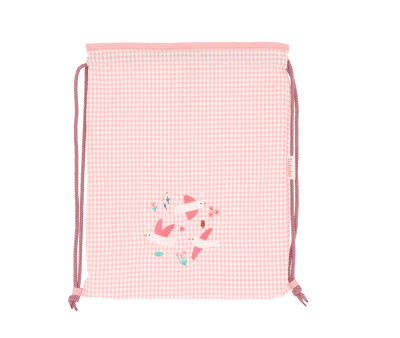 Sacca-Zaino Vichy Blossom Birds Personalizzabile