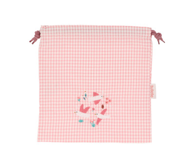 Sacca Merenda Vichy Blossom Birds Personalizzabile