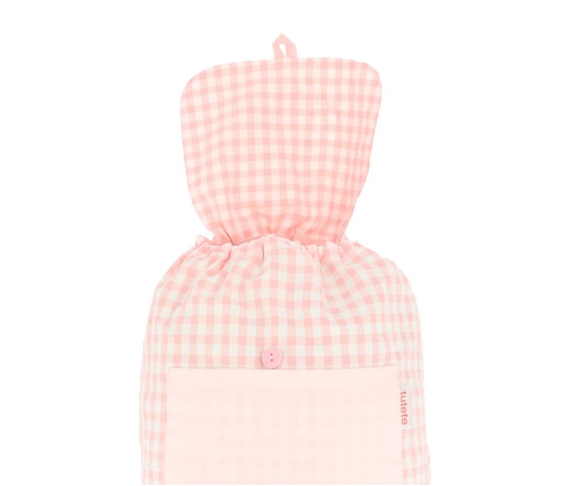 Mochila Pequeña Vichy Mouse Fairies Personalizable