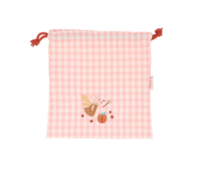 Sacca Merenda Vichy Mouse Fairies Personalizzabile