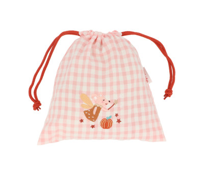 Sacca Merenda Vichy Mouse Fairies Personalizzabile