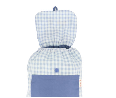 Mochila Pequeña Vichy Planes Personalizable