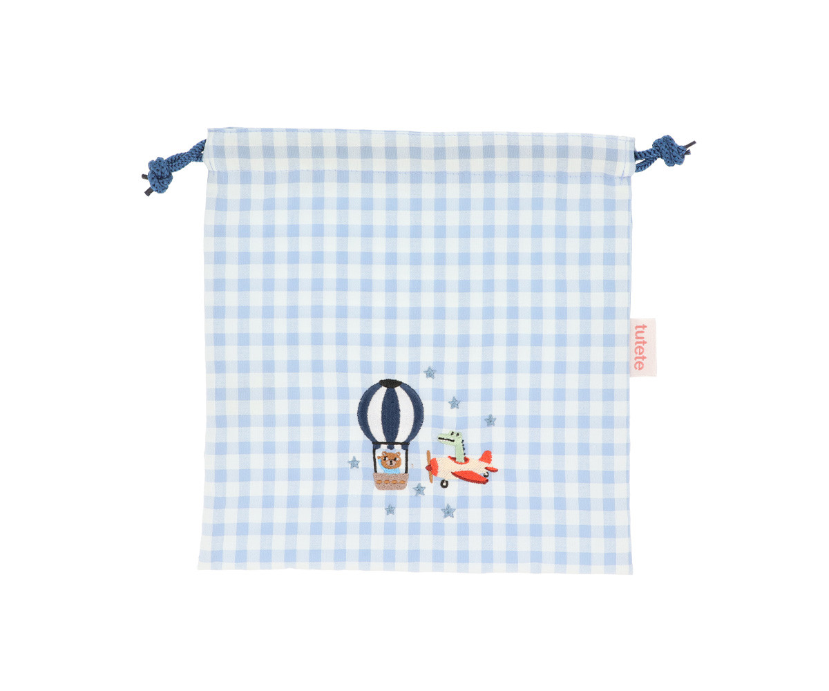Sacca Merenda Vichy Planes Personalizzabile