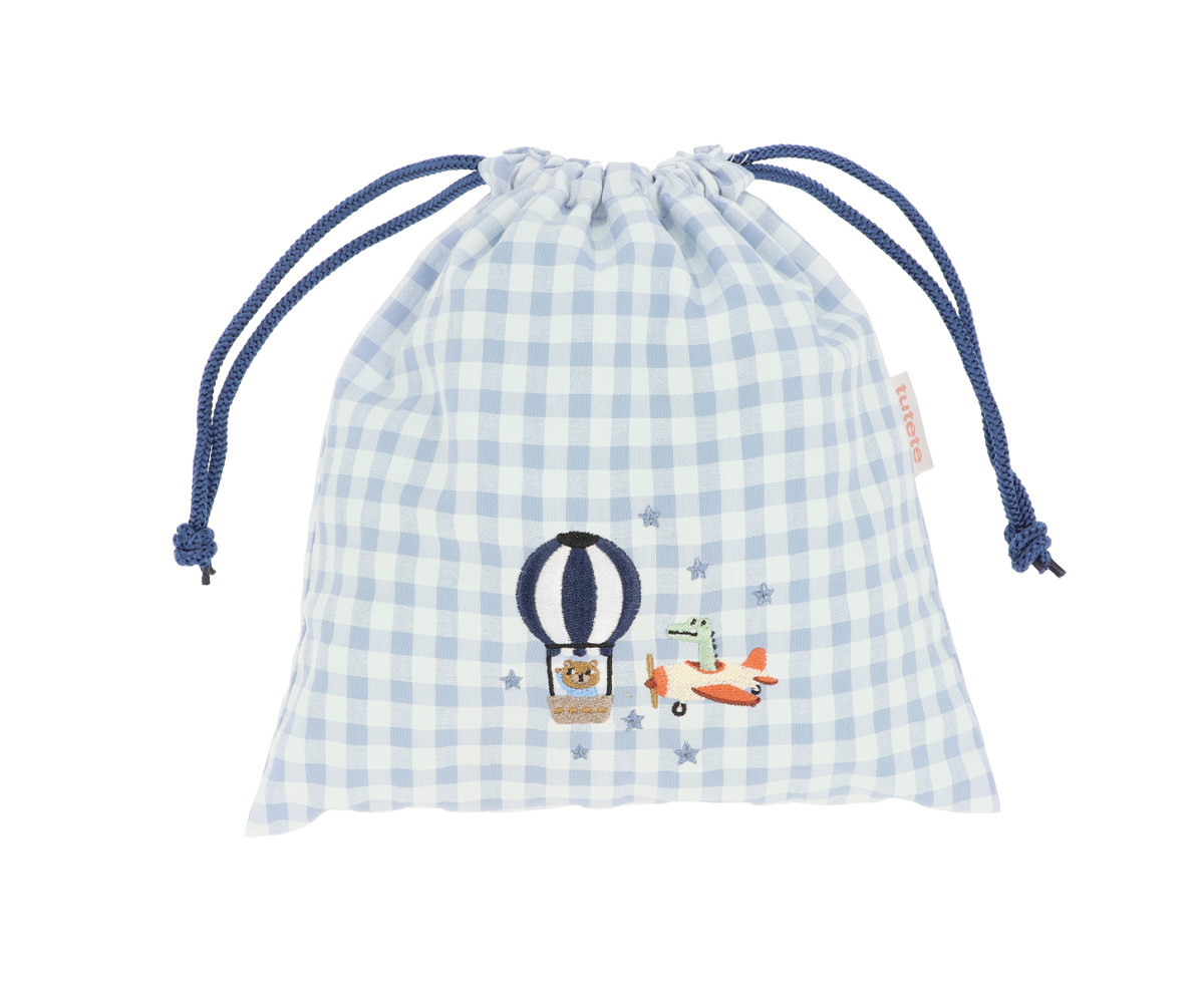 Sacca Merenda Vichy Planes Personalizzabile