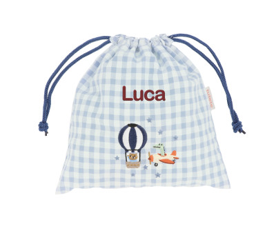 Sacca Merenda Vichy Planes Personalizzabile