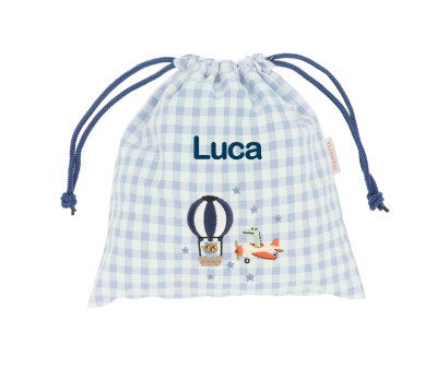 Sacca Merenda Vichy Planes Personalizzabile