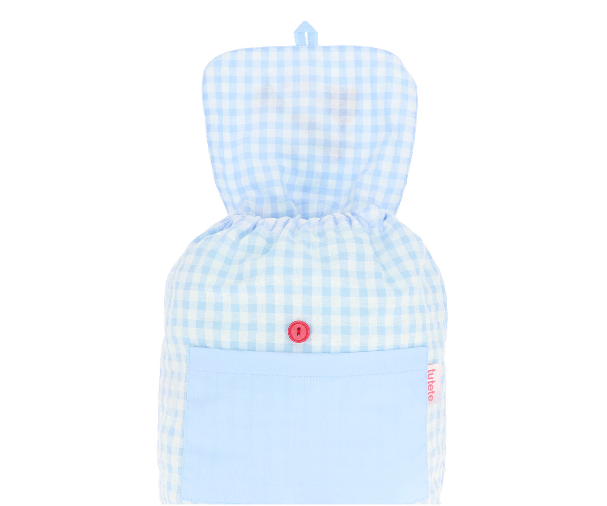 Mochila Pequeña Vichy Circus Show Personalizable