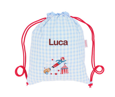 Sacca-Zaino Vichy Circus Show Personalizzabile