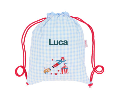 Sacca-Zaino Vichy Circus Show Personalizzabile