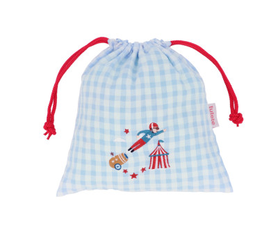 Sacca Merenda Vichy Circus Show Personalizzabile