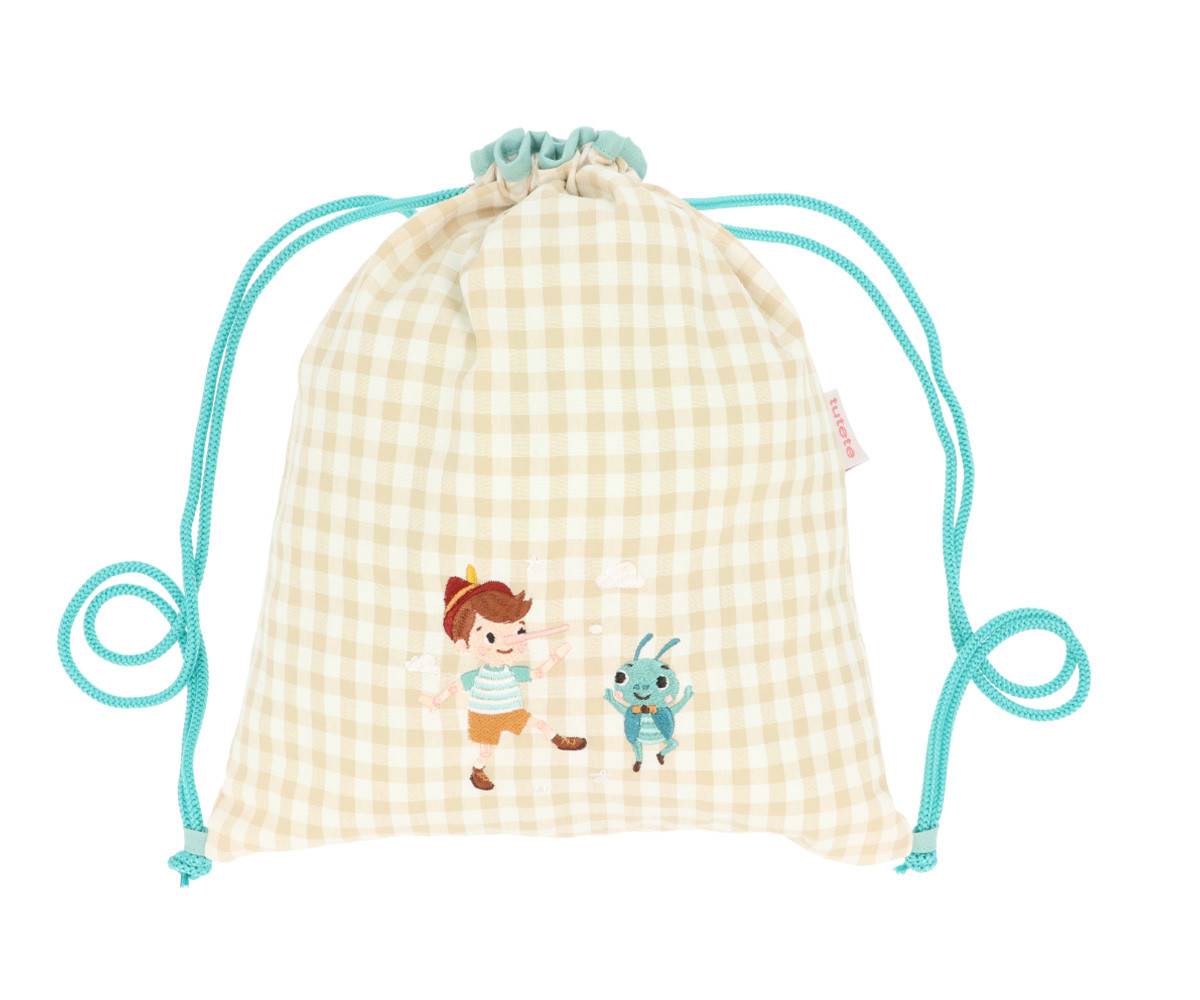 Sacca-Zaino Vichy The Wooden Boy Personalizzabile
