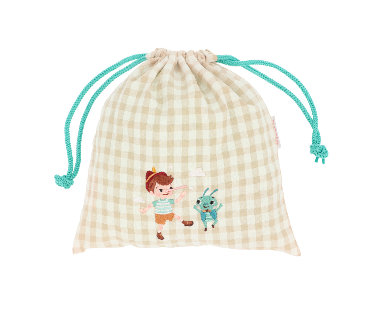 Sacca Merenda Vichy The Wooden Boy Personalizzabile