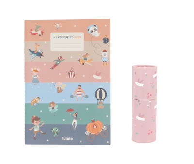 Libretto da Colorare Tutete + Pastelli Blossom Birds