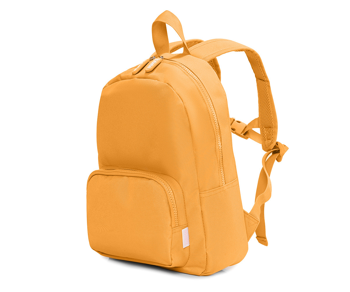 Mochila Solid Color Mustard Personalizável