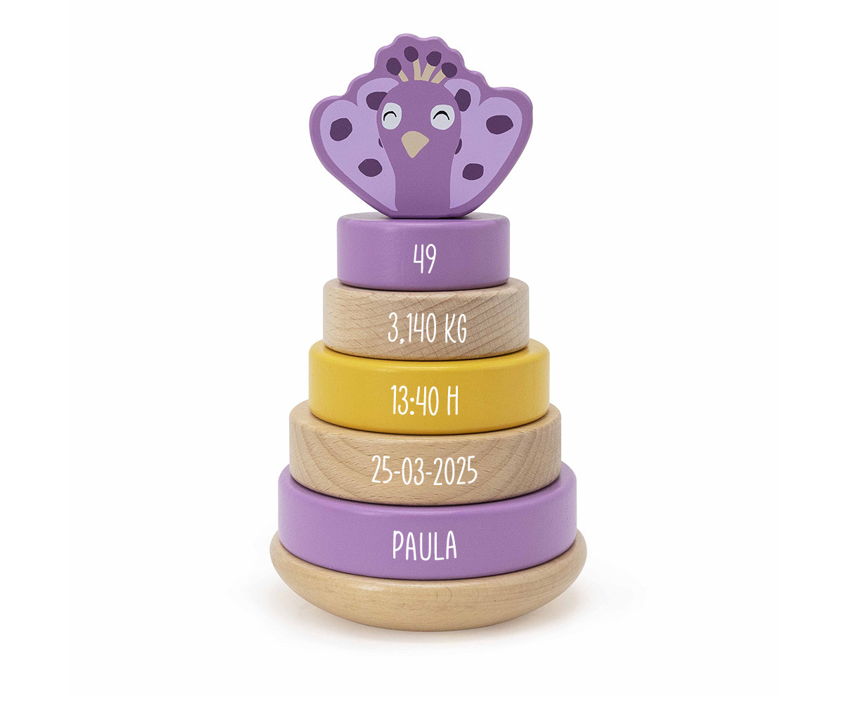 Torre Apilable Trixie Mrs. Peacock Personalizable