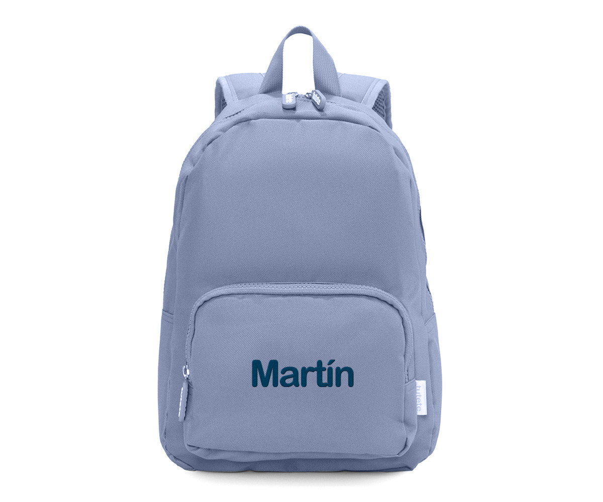 Mochila Solid Color Marine + 6 Parches Autoadhesivos Space