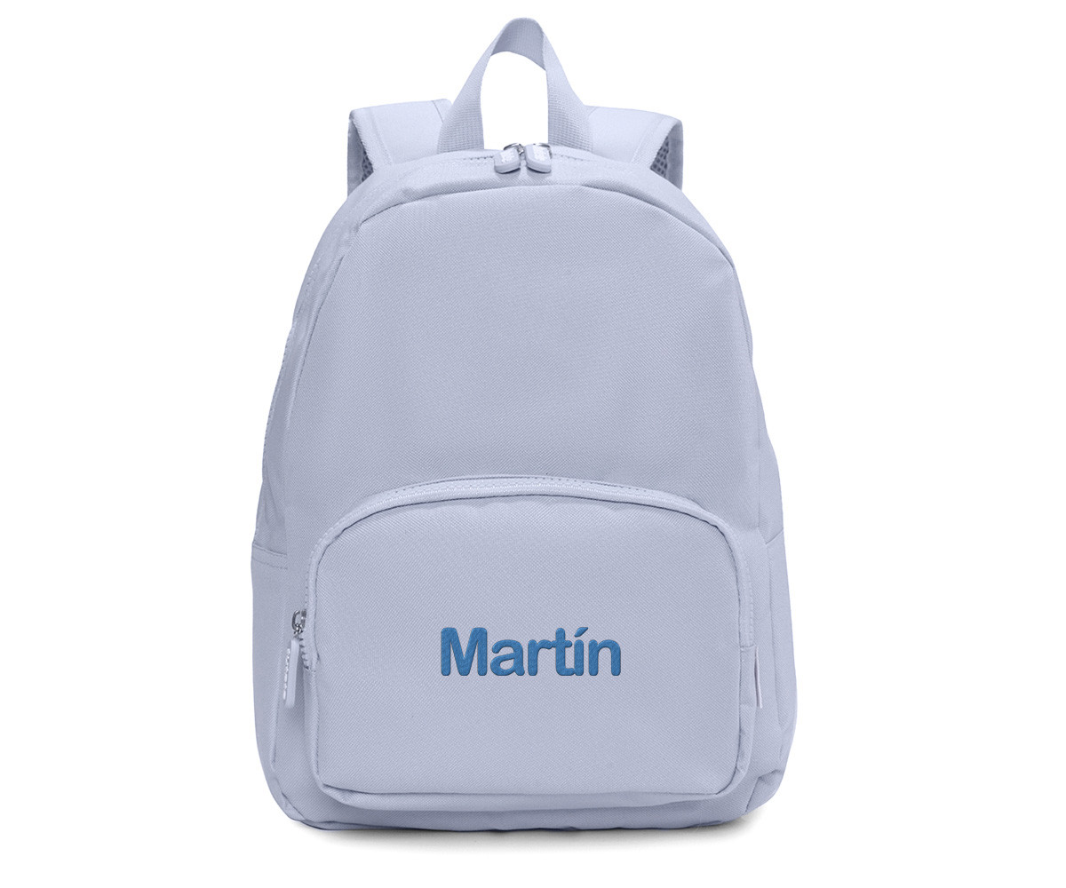 Mochila Solid Color Sky + 6 Parches Autoadhesivos Space