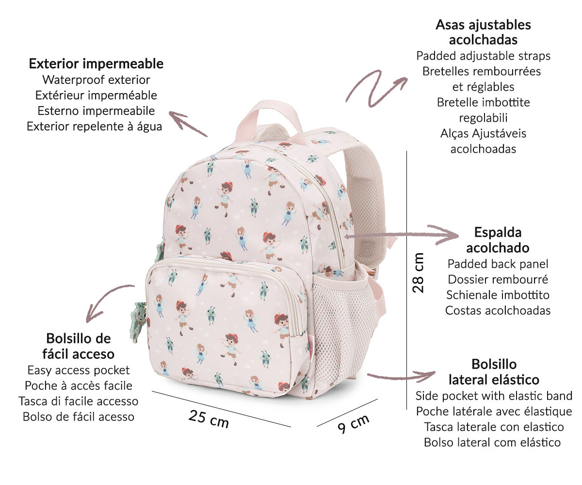 Sac à Dos Maternelle The Wooden Boy Personnalisable