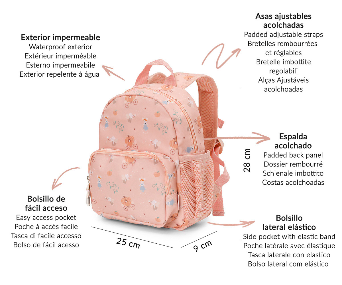 Sac à Dos Maternelle Mouse Fairies Personnalisable