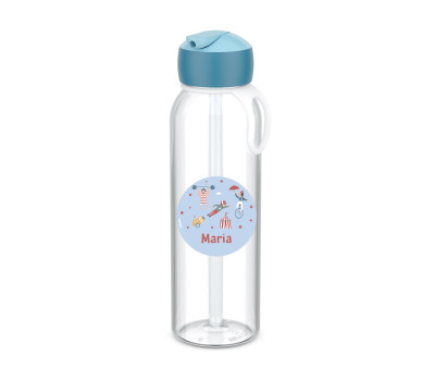 Botella Campus Flip-Up Personalizada Cool Blue 500ml Circus Show