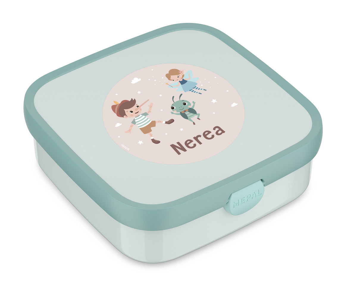 Caja Almuerzo Personalizada Bento Campus Grande Cool Mint The Wooden Boy