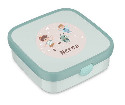 Caja Almuerzo Personalizada Bento Campus Grande Cool Mint The Wooden Boy