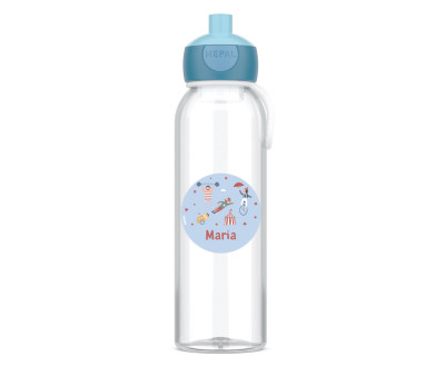 Botella Campus Pop-Up Personalizada Cool Blue 500ml Circus Show