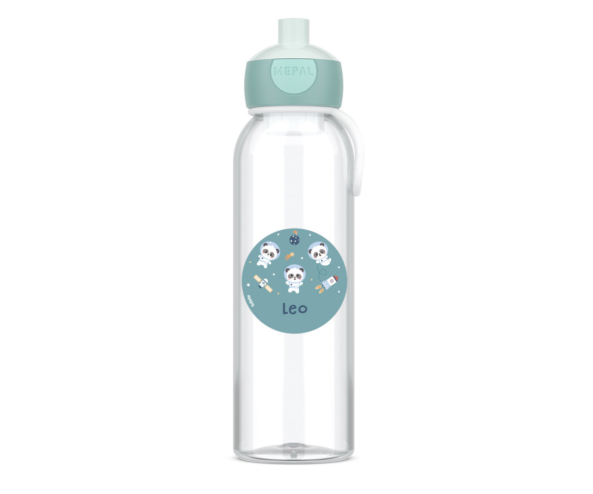Botella Campus Pop-Up Personalizada Cool Mint 500ml Pandas in Space