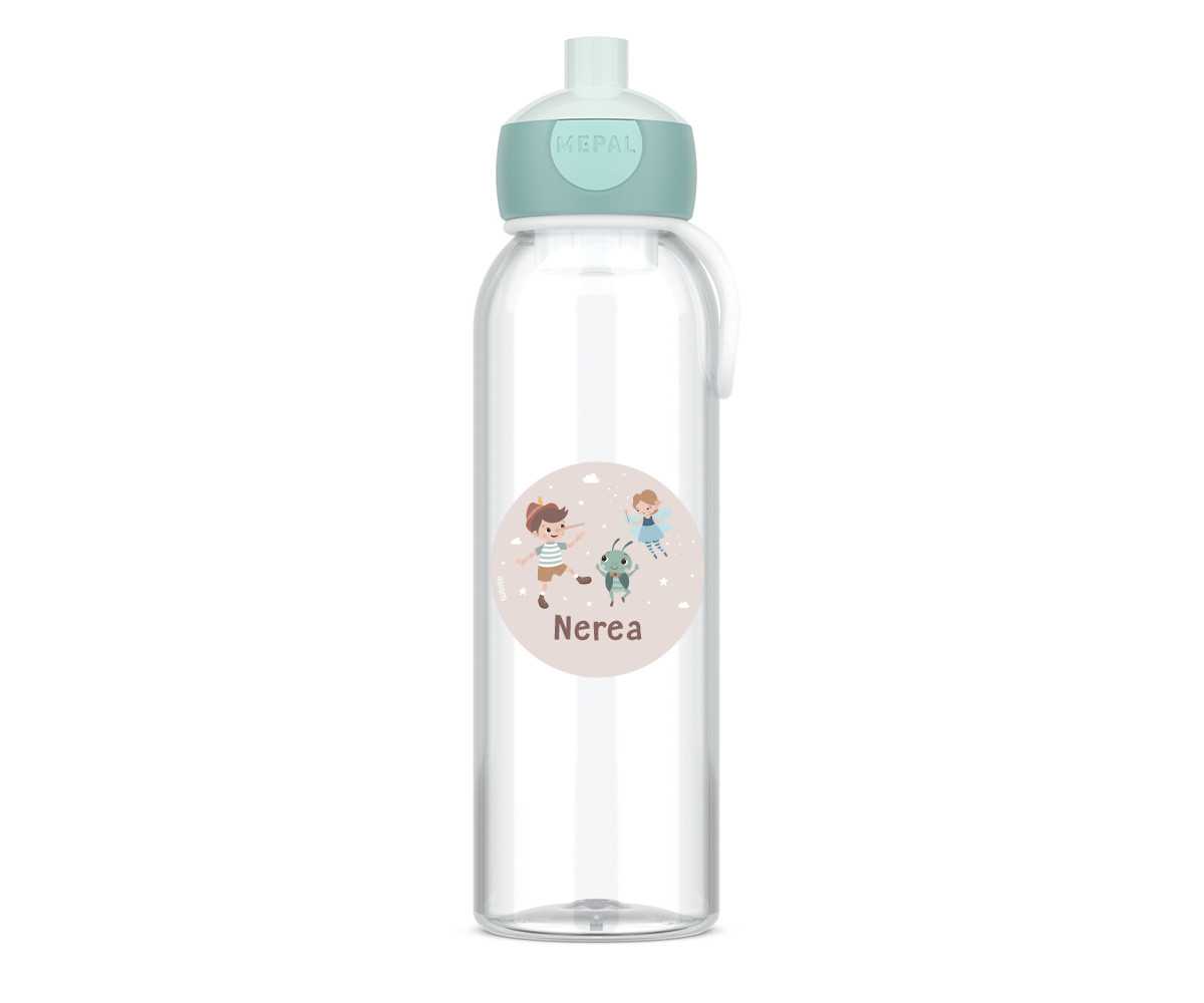 Botella Campus Pop-Up Personalizada Cool Mint 500ml The Wooden Boy