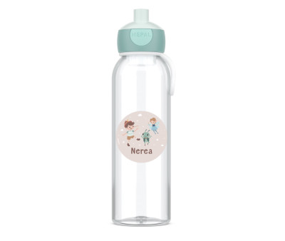 Botella Campus Pop-Up Personalizada Cool Mint 500ml The Wooden Boy