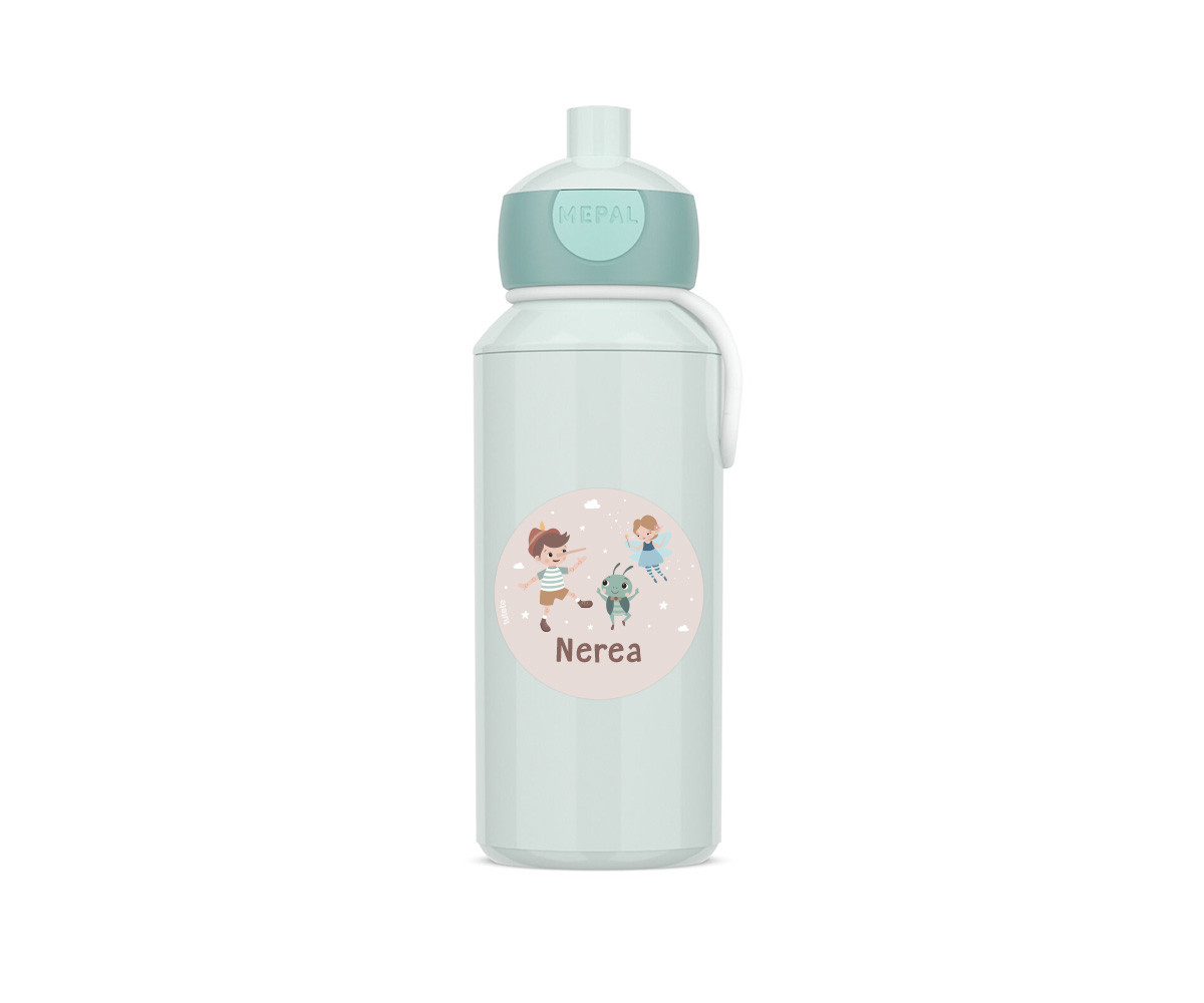 Botella Campus Pop-Up Personalizada Tutete Cool Mint 400ml The Wooden Boy