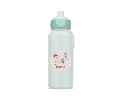 Botella Campus Pop-Up Personalizada Tutete Cool Mint 400ml The Wooden Boy