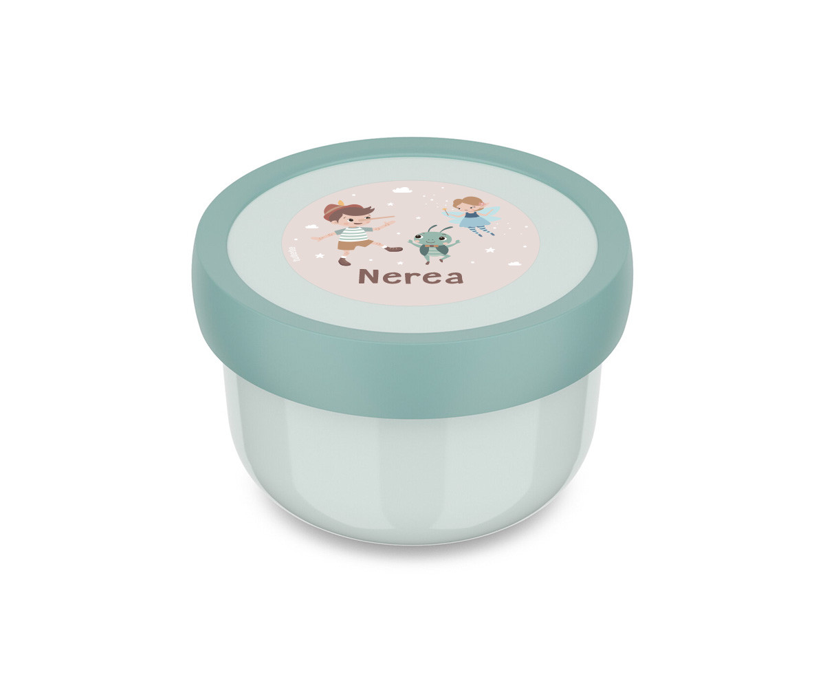 Cajita para Fruta Personalizada Campus Cool Mint The Wooden Boy