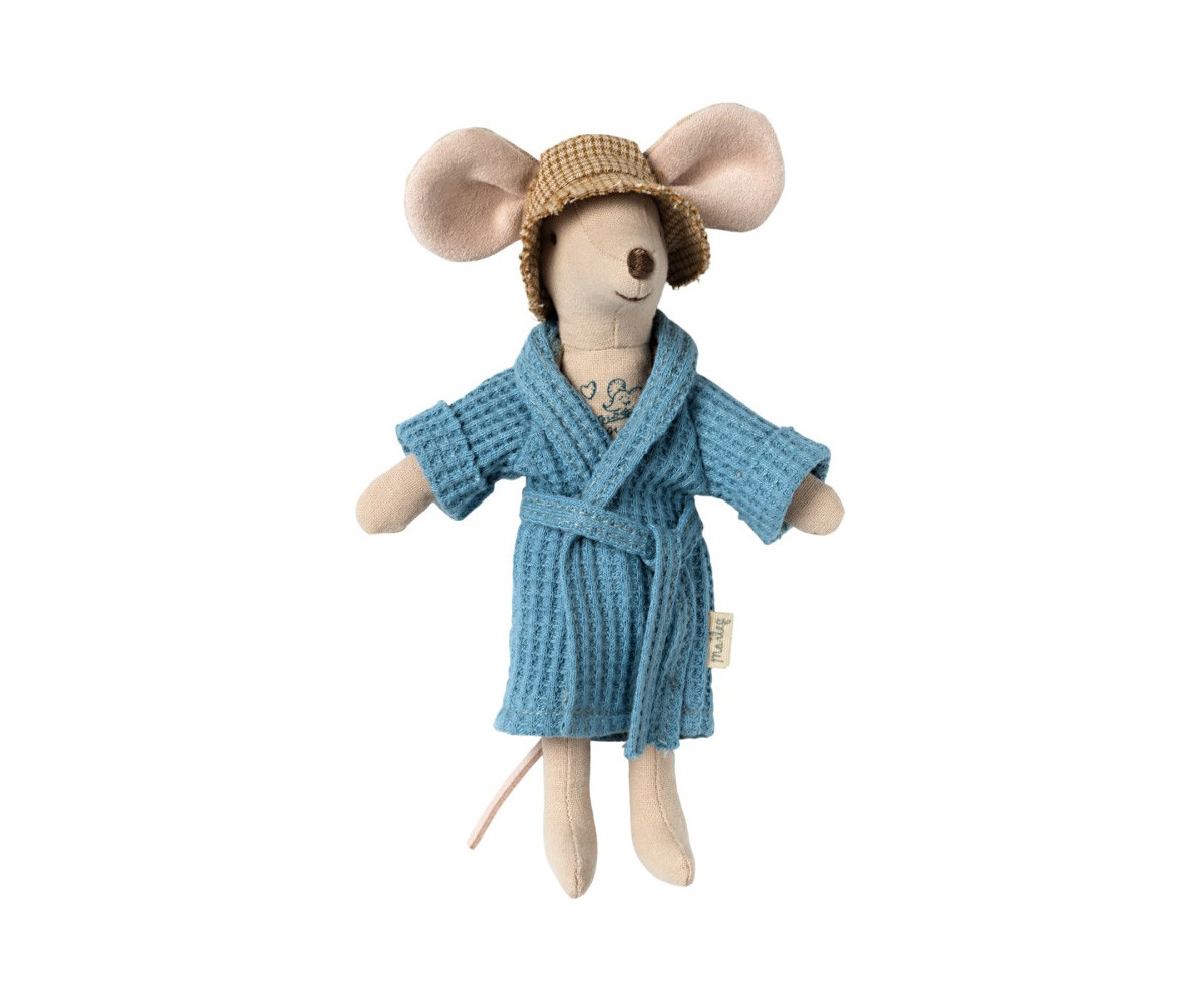 Bata de Baño Ratón Dusty Blue
