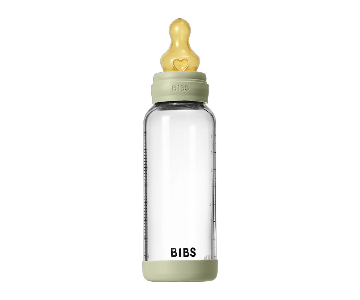 Biberón Cristal BIBS Boheme Sage 240ml