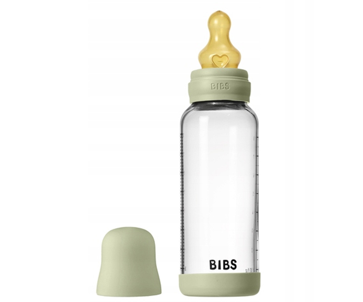 Biberón Cristal BIBS Boheme Sage 240ml