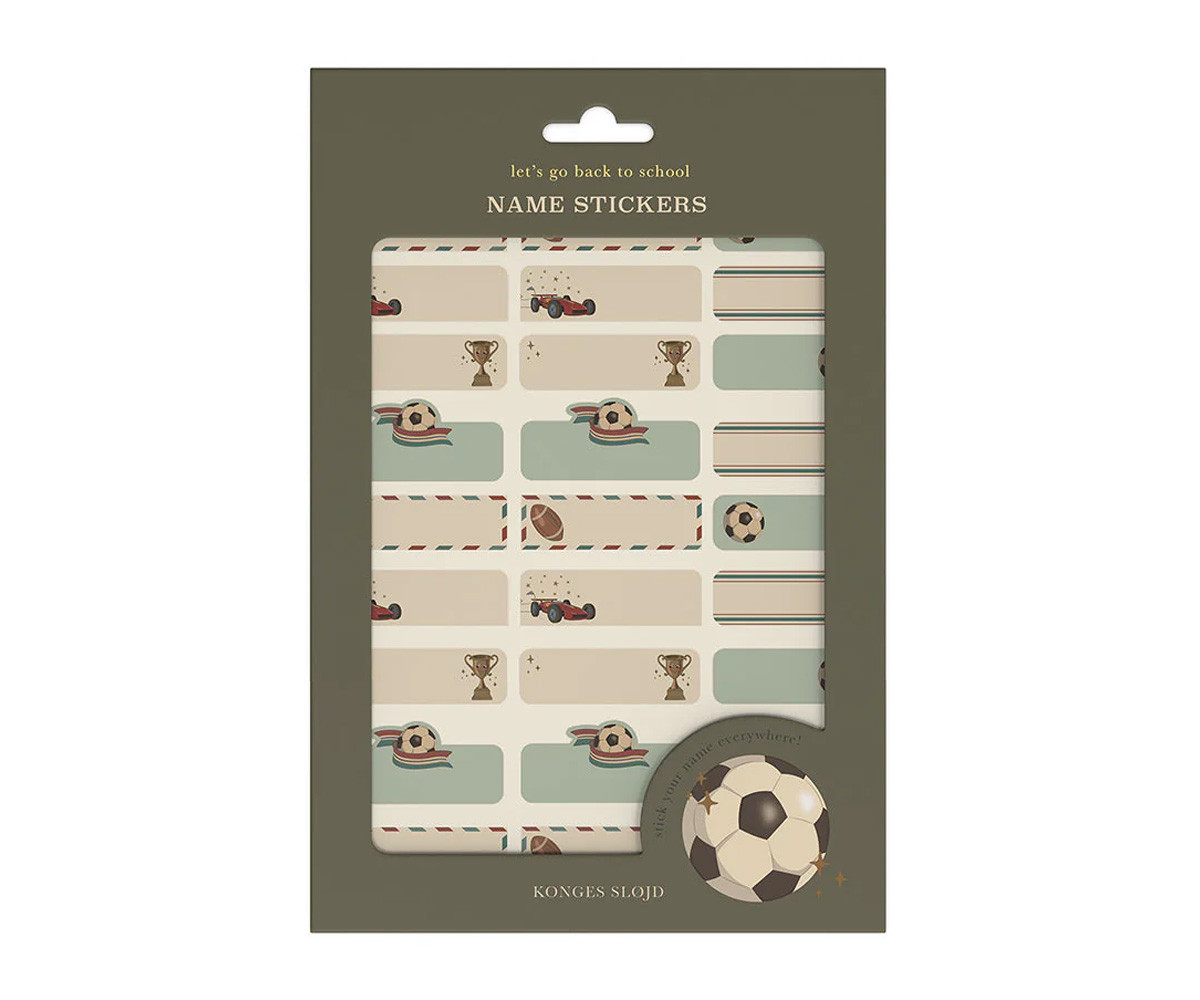 Name Stickers 60 pcs Kick It