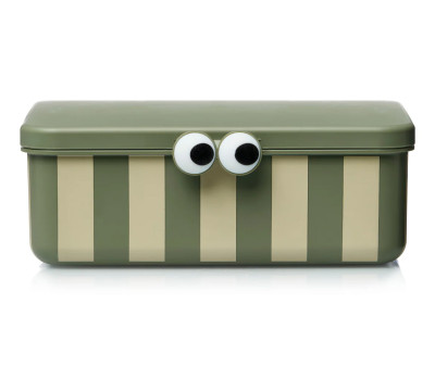 Bento Box con 3 Vassoi Rimovibili Green