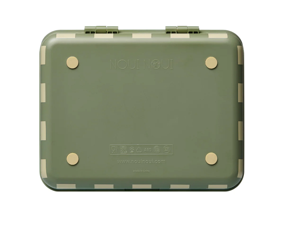 Bento Box con 3 Vassoi Rimovibili Green